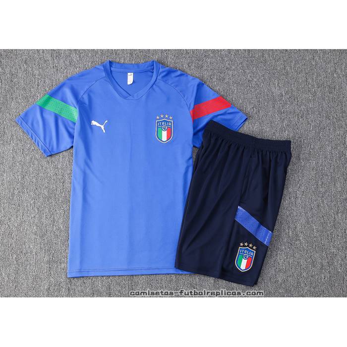 Chandal del Italia Manga Corta 2022-2023 Azul - Pantalon Corto